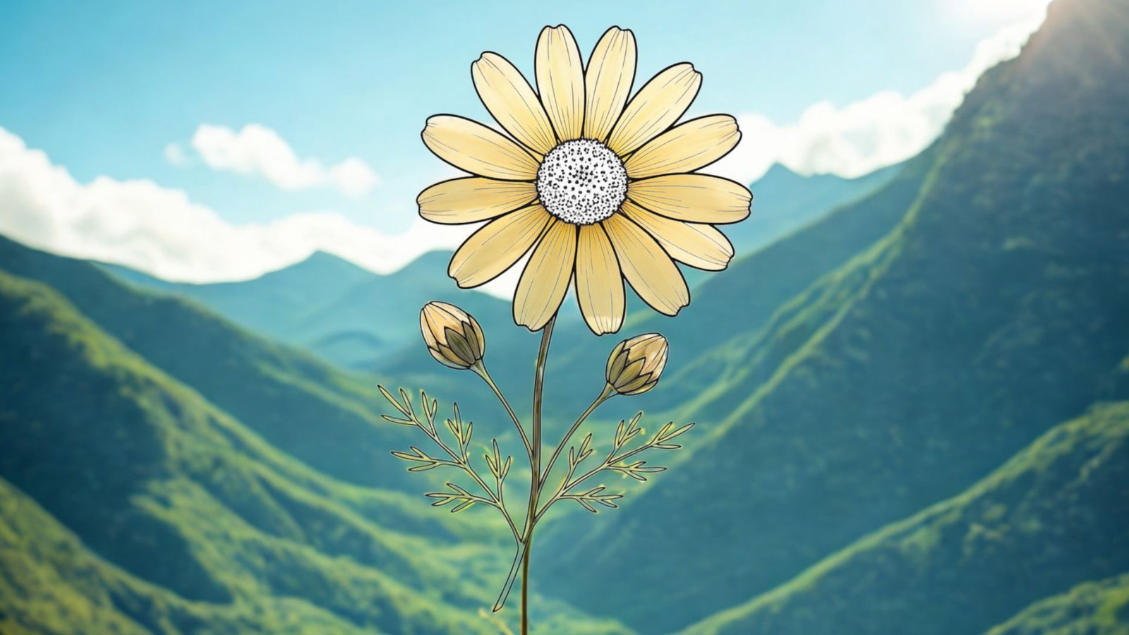 Sunshine Chamomile Botanical